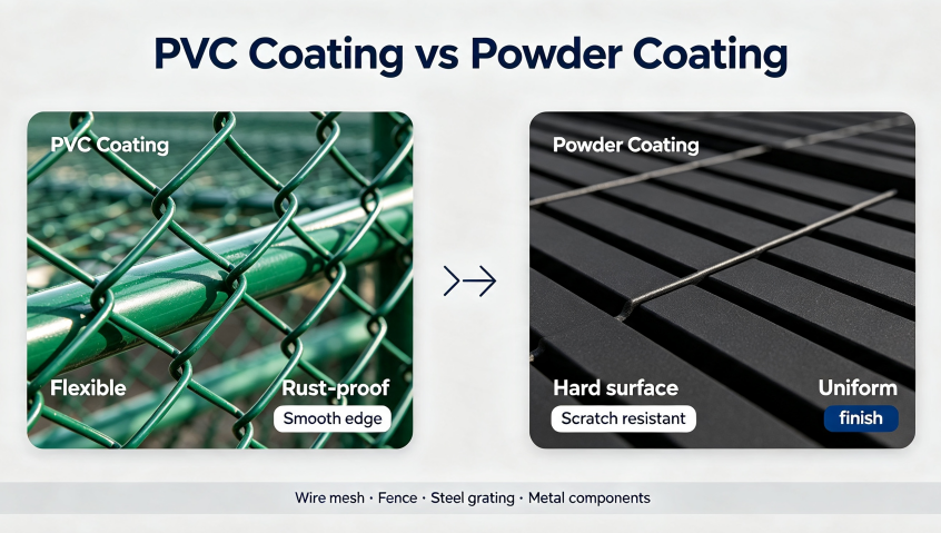 PVC Coating vs Powder Coating: Process Differences & Advantages